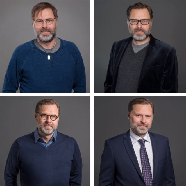 Bengt Sall – Man stylad på fyra olika vis av stil & imagekonsult Charlott Axenström
